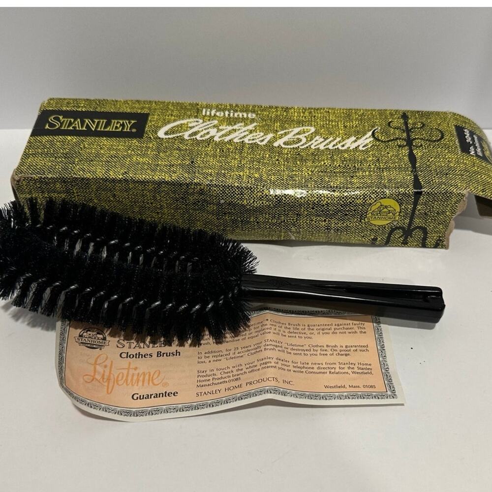 Vintage Stanley Clothes brush with box